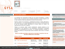 Tablet Screenshot of gysa.es